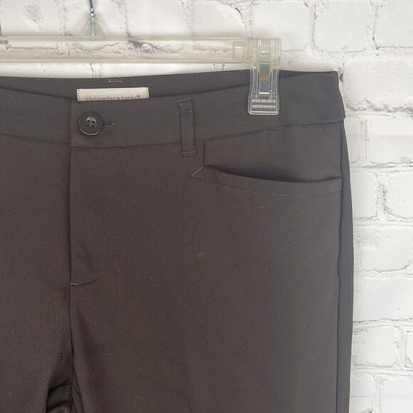 Christopher & Banks Brown Bootcut Pants Size 8 SHORT - Picture 2 of 9